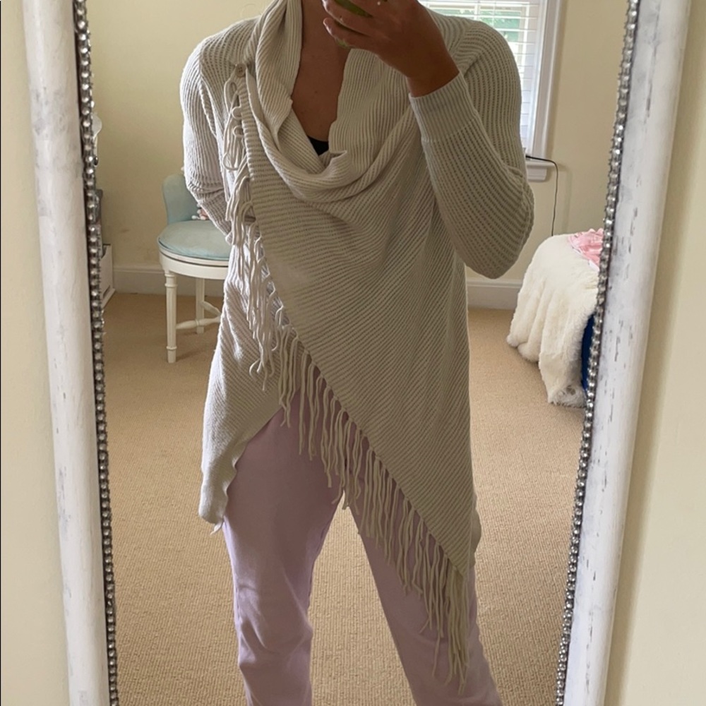 Fringe cardigan
